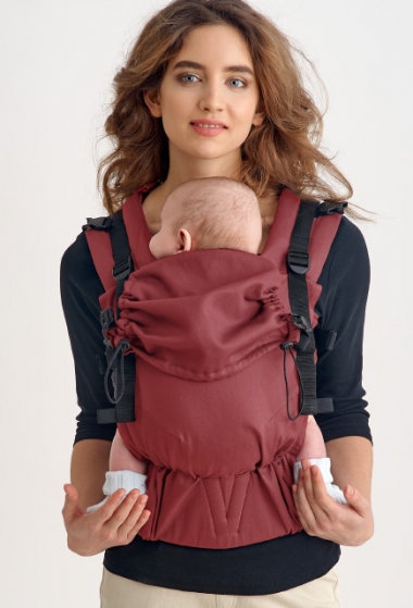 Эрго рюкзак Diva Canvas One! Dark-Red