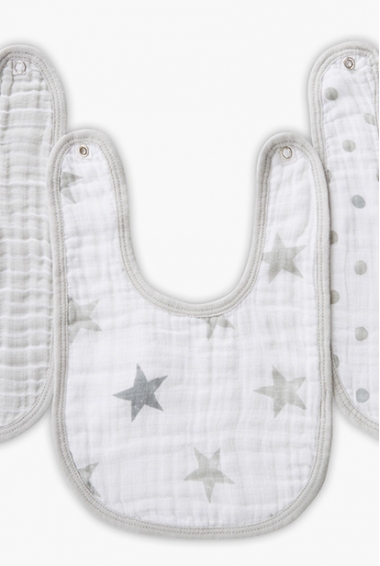 Слюнявчик муслиновый Aden by Aden Anais, набор 3, Dusty