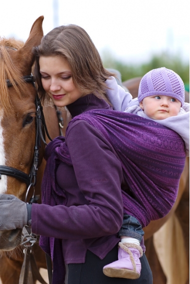 Слинг-шарф Ellevill Zara Aubergin