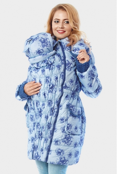 Слингокуртка зимняя Gliona 3в1, камелия