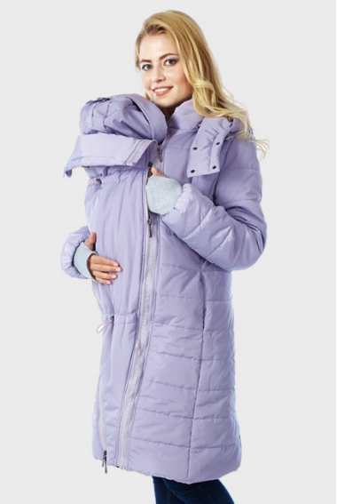 Слингокуртка зимняя Tepla 3в1, сиреневый