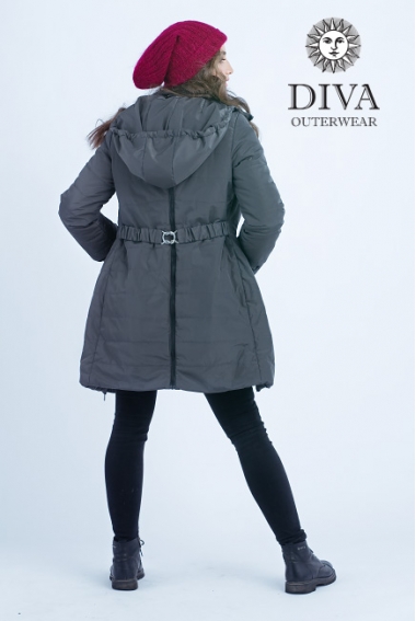 Слингокуртка зимняя 4 в 1 Diva Outerwear Grafite