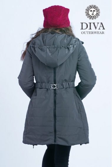 Слингокуртка зимняя 4 в 1 Diva Outerwear Grafite