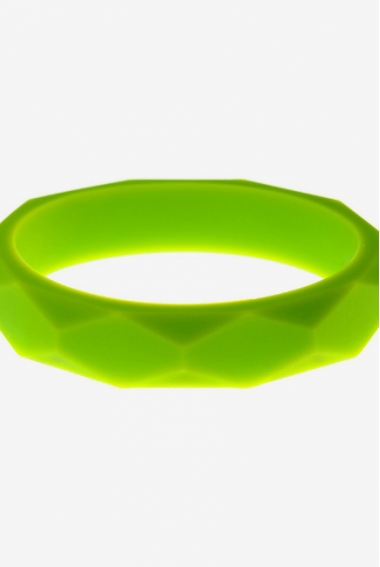Молочный браслет из пищевого силикона, салатовый