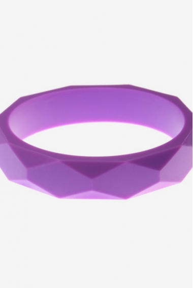 Молочный браслет из пищевого силикона, фиолетовый