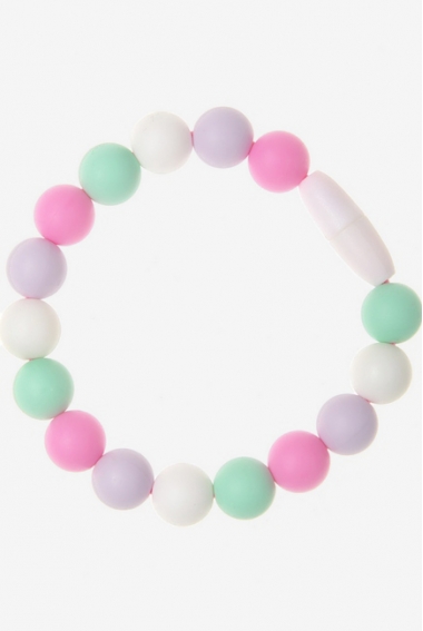 Силиконовый браслет-прорезыватель Майя, розовый Силиконовый браслет-прорезыватель Майя, розовый