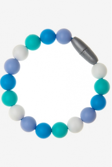 Силиконовый браслет-прорезыватель Майя, голубой Силиконовый браслет-прорезыватель Майя, голубой