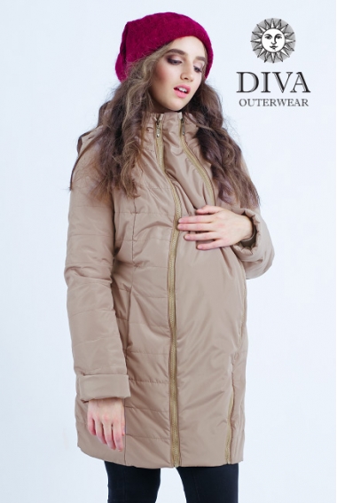 Слингокуртка зимняя 4 в 1 Diva Outerwear Moka