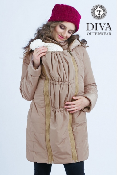 Слингокуртка зимняя 4 в 1 Diva Outerwear Moka