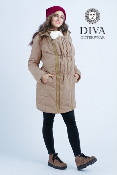Слингокуртка зимняя 4 в 1 Diva Outerwear Moka
