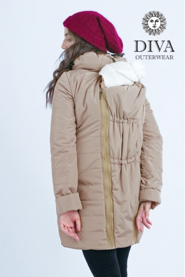 Слингокуртка зимняя 4 в 1 Diva Outerwear Moka