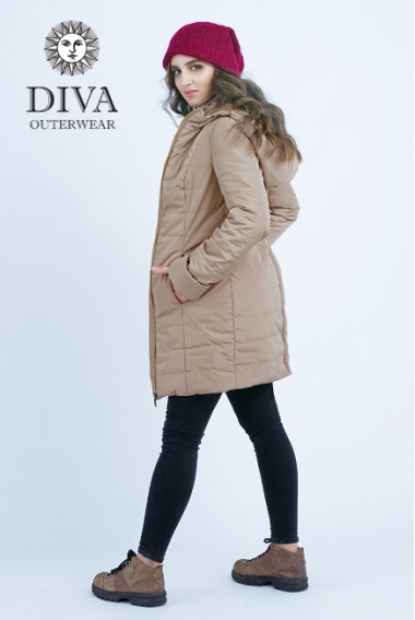 Слингокуртка зимняя 4 в 1 Diva Outerwear Moka