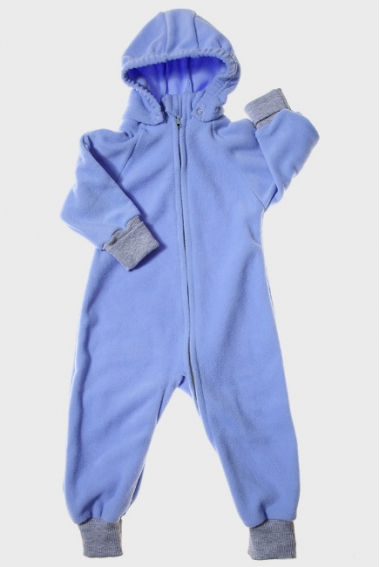Флисовая поддева (комбинезон) Comfort, лазурь