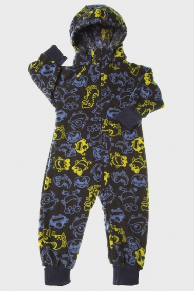 Флисовая поддева (комбинезон) Comfort, динозавры