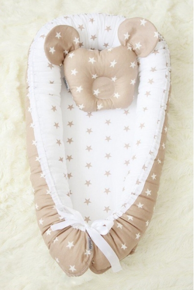 Гнездышко-кокон для новорожденных Babynest Latte