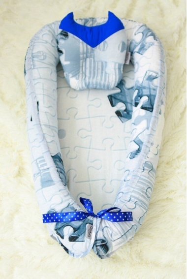 Гнездышко-кокон для новорожденных Babynest Super Man