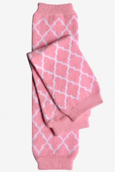 Слингогетры (гетры для детей) "Quatrefoil Pink"