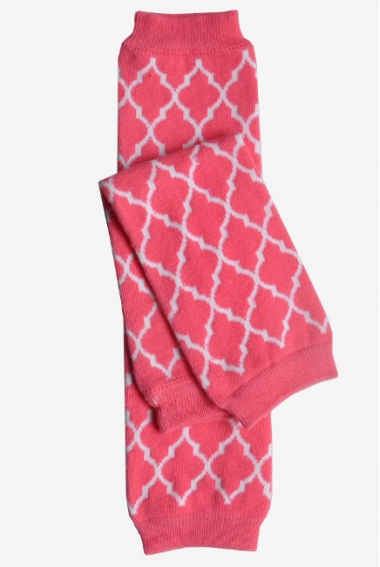 Слингогетры (гетры для детей) "Quatrefoil Crimson"