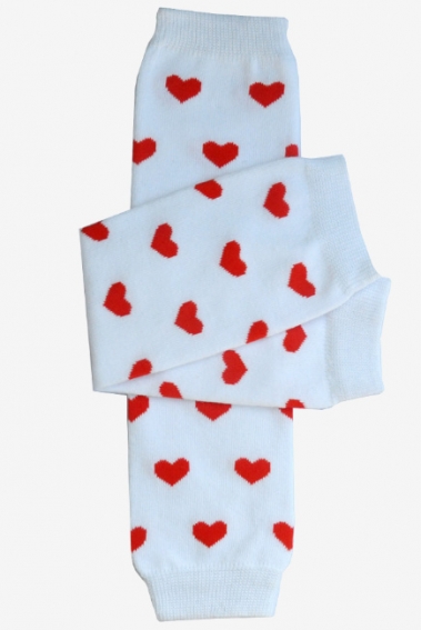 Слингогетры (гетры для детей) "Hearts White"