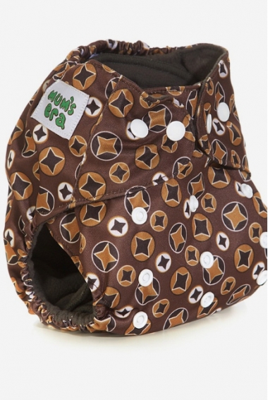 Многоразовый угольный подгузник Mums Era, Звезды (с 2 вкладышами)