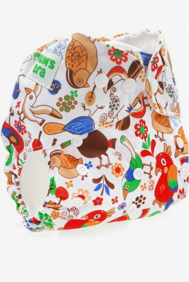 Многоразовый подгузник Mums Era, Птички (с 2 вкладышами)