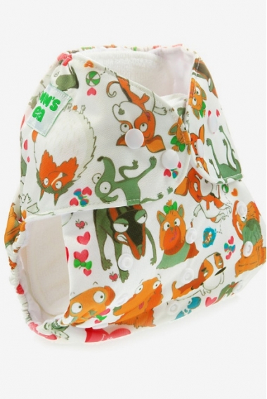 Многоразовый подгузник Mums Era, Песики (с 2 вкладышами)