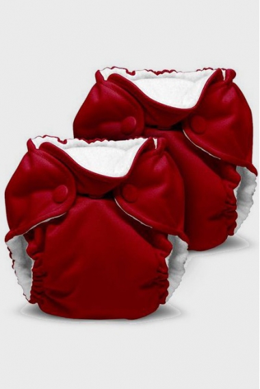 Многоразовые подгузники для новорожденных Lil Joey Kanga Care, Scarlet, 2шт.