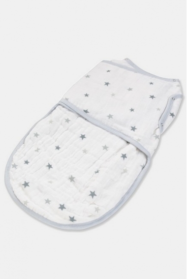 Муслиновая пеленка для новорожденных Aden&Anais на кнопках, Twinkle