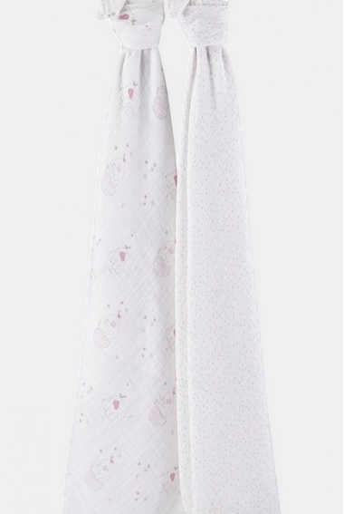 Муслиновые пеленки для новорожденных Aden&Anais большие, набор 2, Lovely