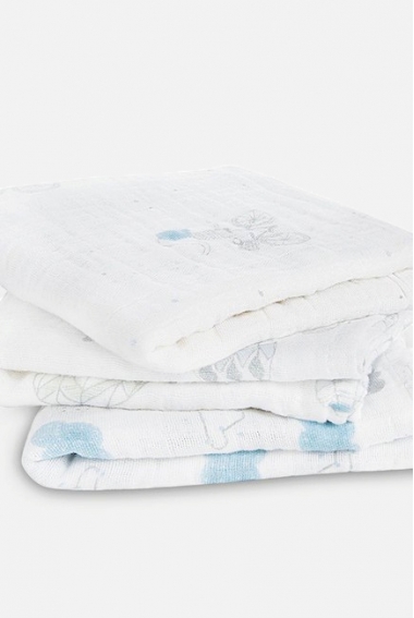 Муслиновые пеленки для новорожденных Aden&Anais средние, набор 3, Night Sky Reverie