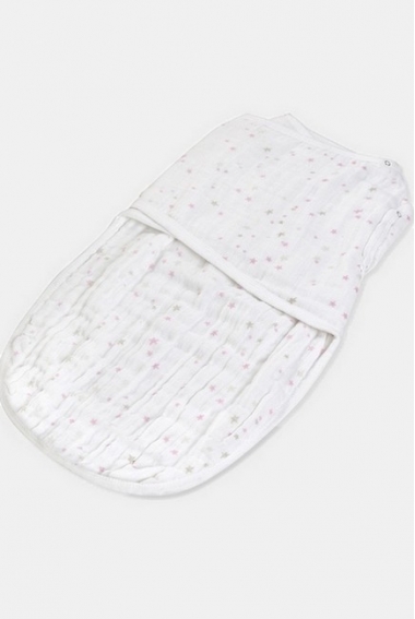 Муслиновая пеленка для новорожденных Aden&Anais на кнопках, Love