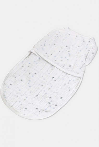 Муслиновая пеленка для новорожденных Aden&Anais на кнопках, Night Sky