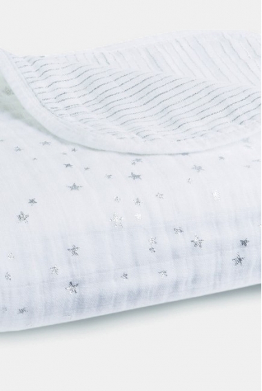 Муслиновое одеяло Aden Anais, мерцающее, Metallic Silver