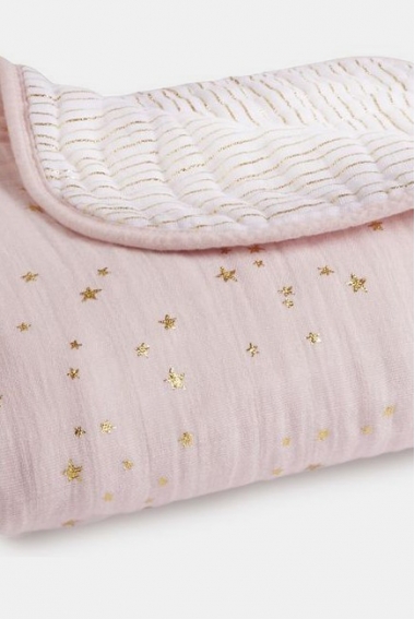 Муслиновое одеяло Aden&Anais, мерцающее, Metallic Primrose