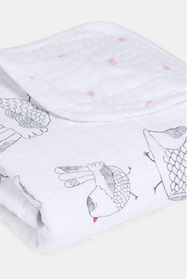 Муслиновое одеяло Aden&Anais, 70х70см, Lovebird