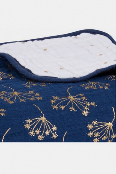 Муслиновое одеяло Aden&Anais, мерцающее, Metallic Gold Deco