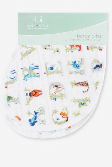Слюнявчик Aden&Anais, набор из 2 штук, Paper Tales
