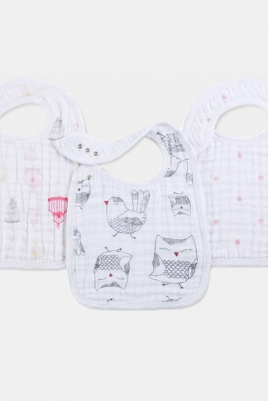 Слюнявчик Aden&Anais, набор из 3 штук, Love Bird