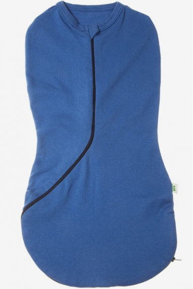 Пеленка-кокон для новорожденных трикотажный, деним