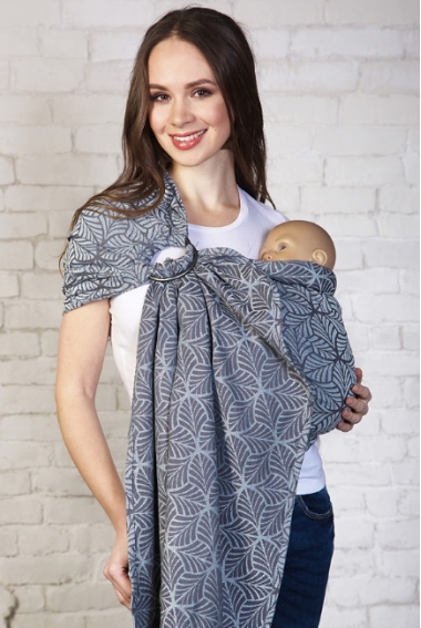 Слинг с кольцами с бамбуком Jungle, муссон