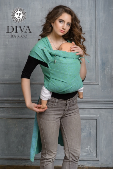 Май-слинг от 6 мес. Diva Basico Lime Toddler