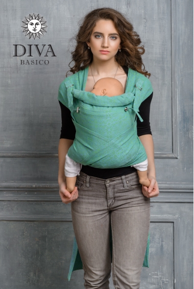 Май-слинг от 6 мес. Diva Basico Lime Toddler