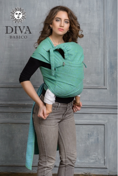 Май-слинг от 6 мес. Diva Basico Lime Toddler