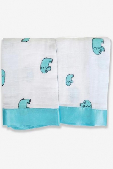 Муслиновые пеленки для новорожденных Aden&Anais маленькие, Elephant