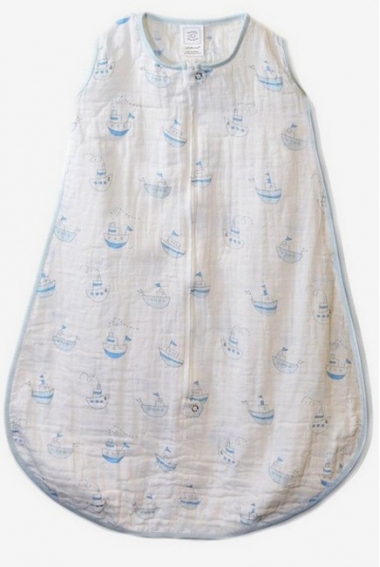 Спальный мешок SwaddleDesigns Blue Little Ships Спальный мешок SwaddleDesigns Blue Little Ships