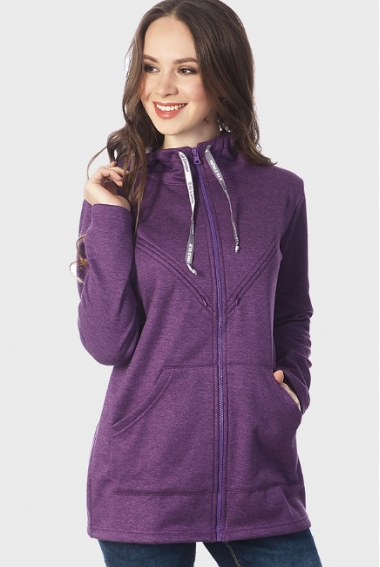 Толстовка для кормящих и беременных из флиса Letty, сирень