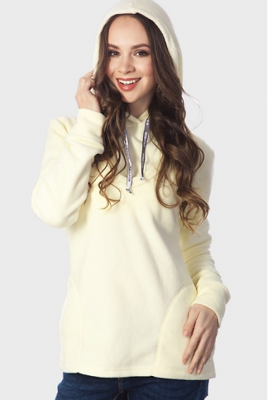 Толстовка для кормящих и беременных из флиса Discovery, экрю