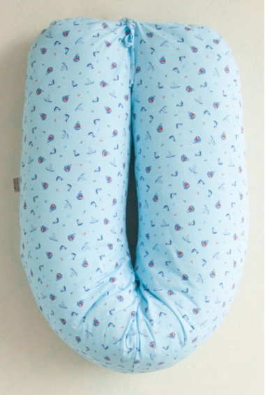 Подушка для кормящих и беременных "Лёгкая на подъём", голубой