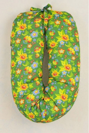 Подушка для беременных и кормящих и "Лёгкая на подъём" 150см, зеленый