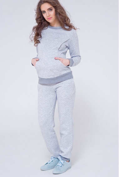 Костюм для кормящих и беременных из капитония Diva Amelia, Nebbia